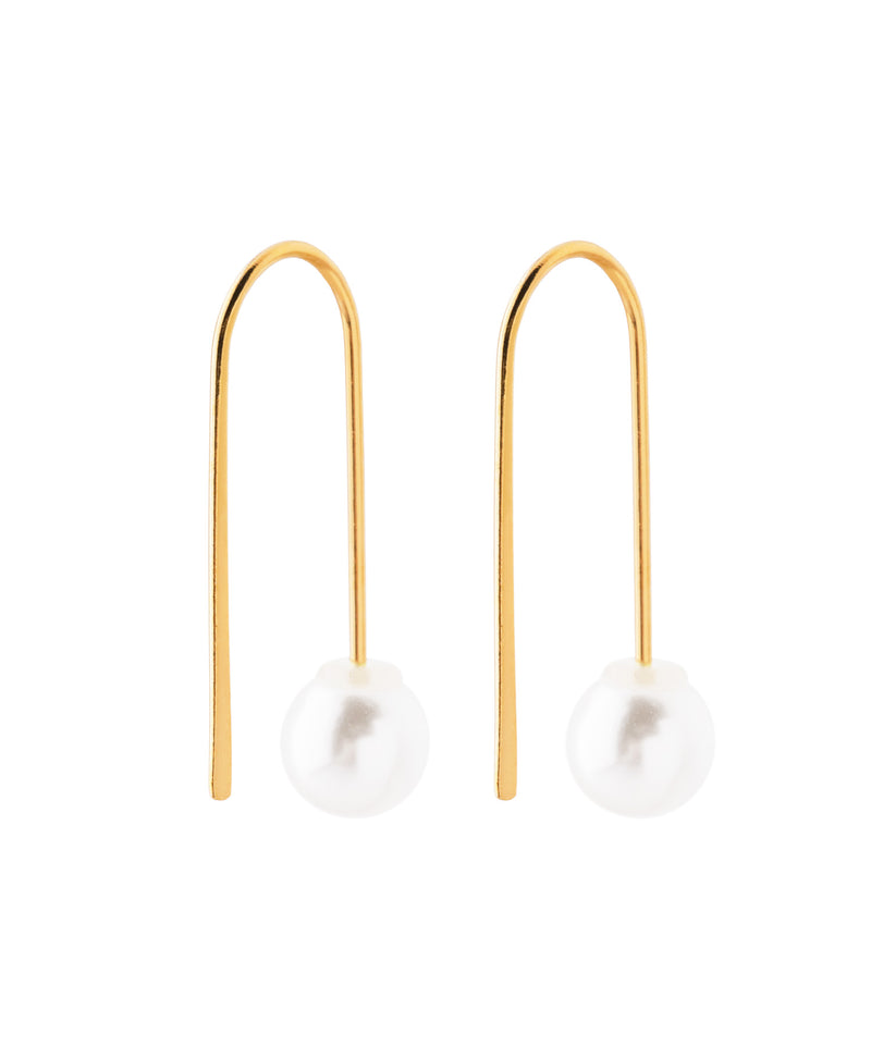 パールバックキャッチピアス