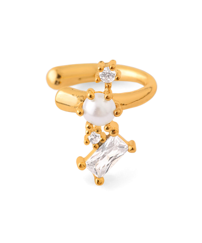 Pearl and Bijou Ear Cuff