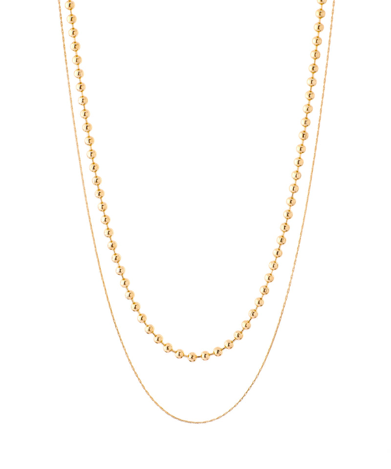 2WAYボールチェーンネックレス