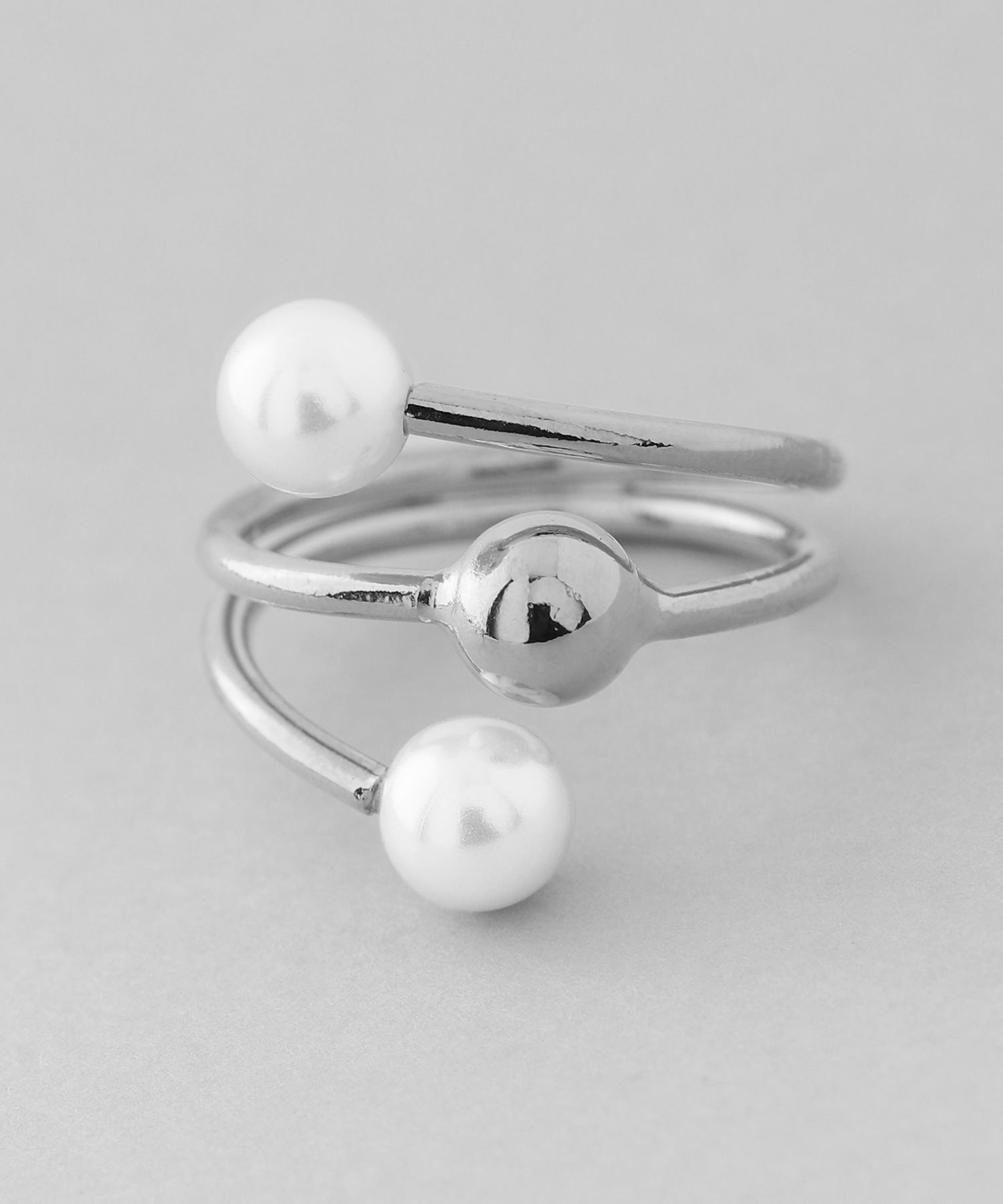 ANEMONE】パールスパイラルリング｜アネモネ・シエナロゼ・ミミサン