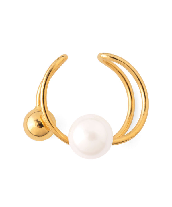 Pearl x Sphere Ear Cuff