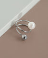 Pearl x Sphere Ear Cuff