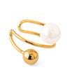 Pearl x Sphere Ear Cuff