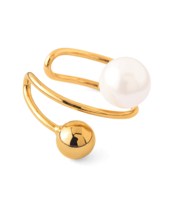 Pearl x Sphere Ear Cuff