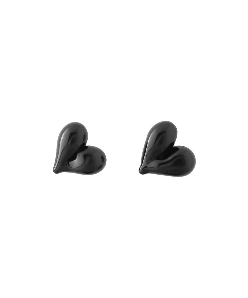 Glass Heart Earrings