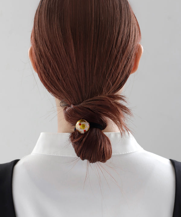 Nuanced Pattern Sphere Hair Tie