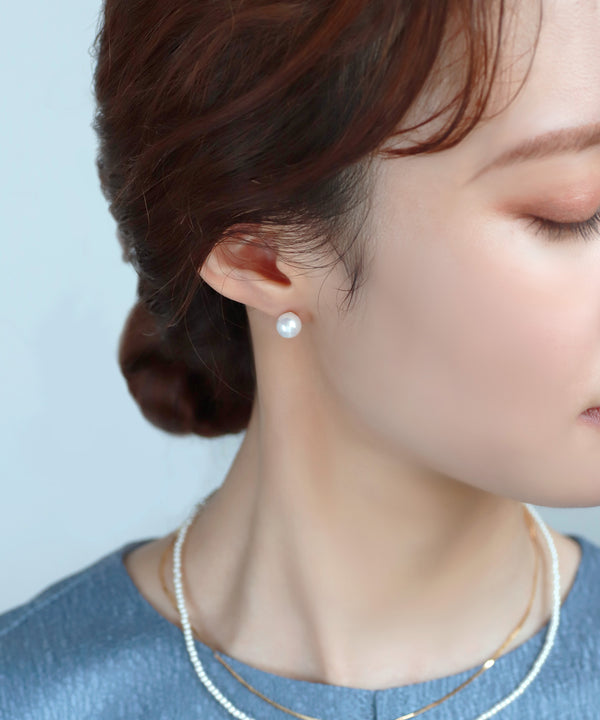 ミニパールピアス