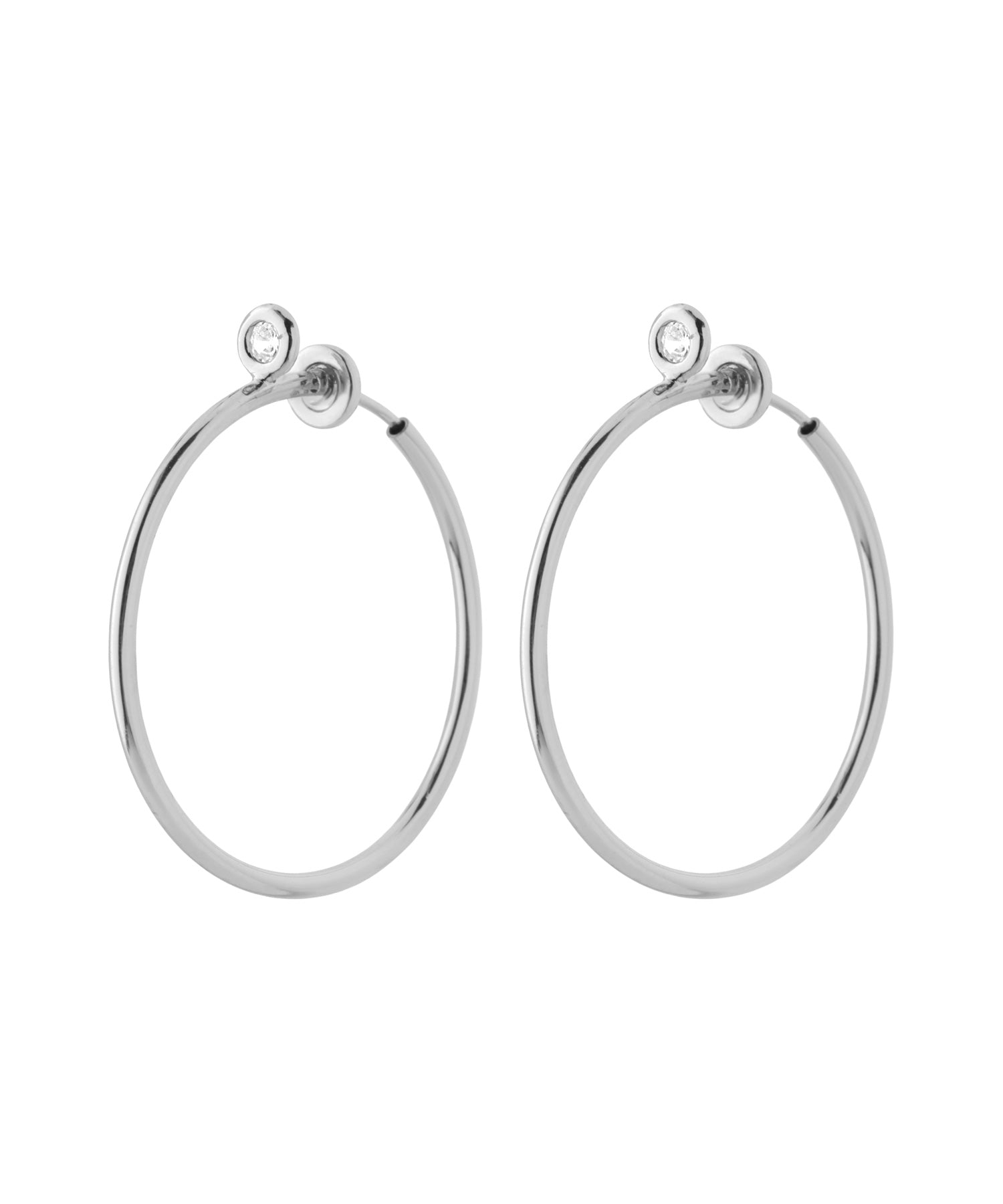 ANEMONE】ビジューポイントフープイヤリング｜アネモネ・シエナロゼ