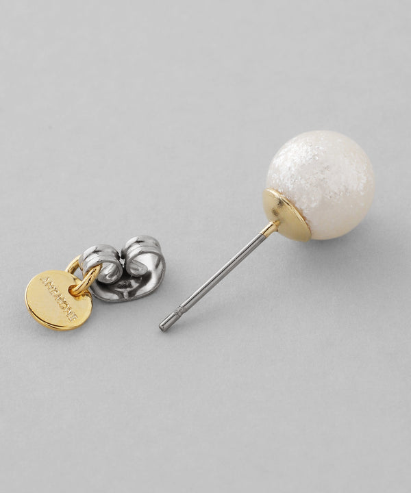 シャイニーパールミニピアス