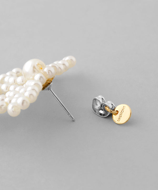 パールフラワーピアス[Hanayome]