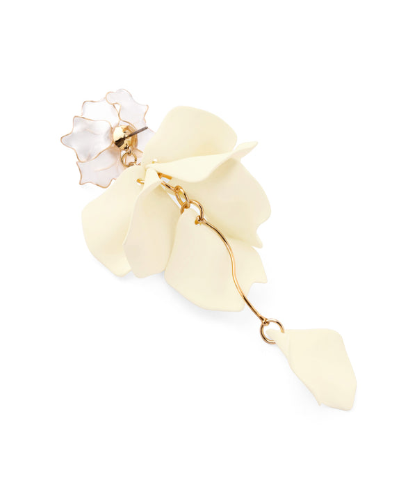 ホワイトフラワーピアス[Hanayome]