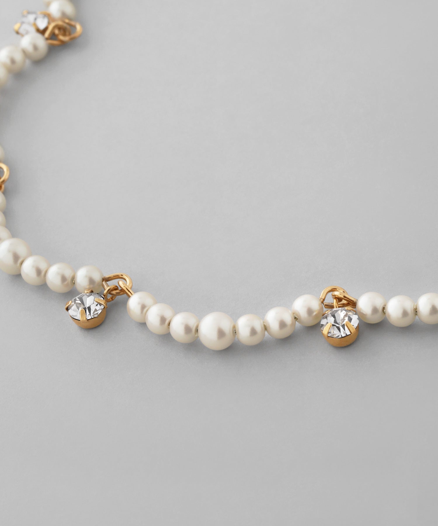 ANEMONE】ビジュー×パールネックレス｜アネモネ・シエナロゼ・ミミサン