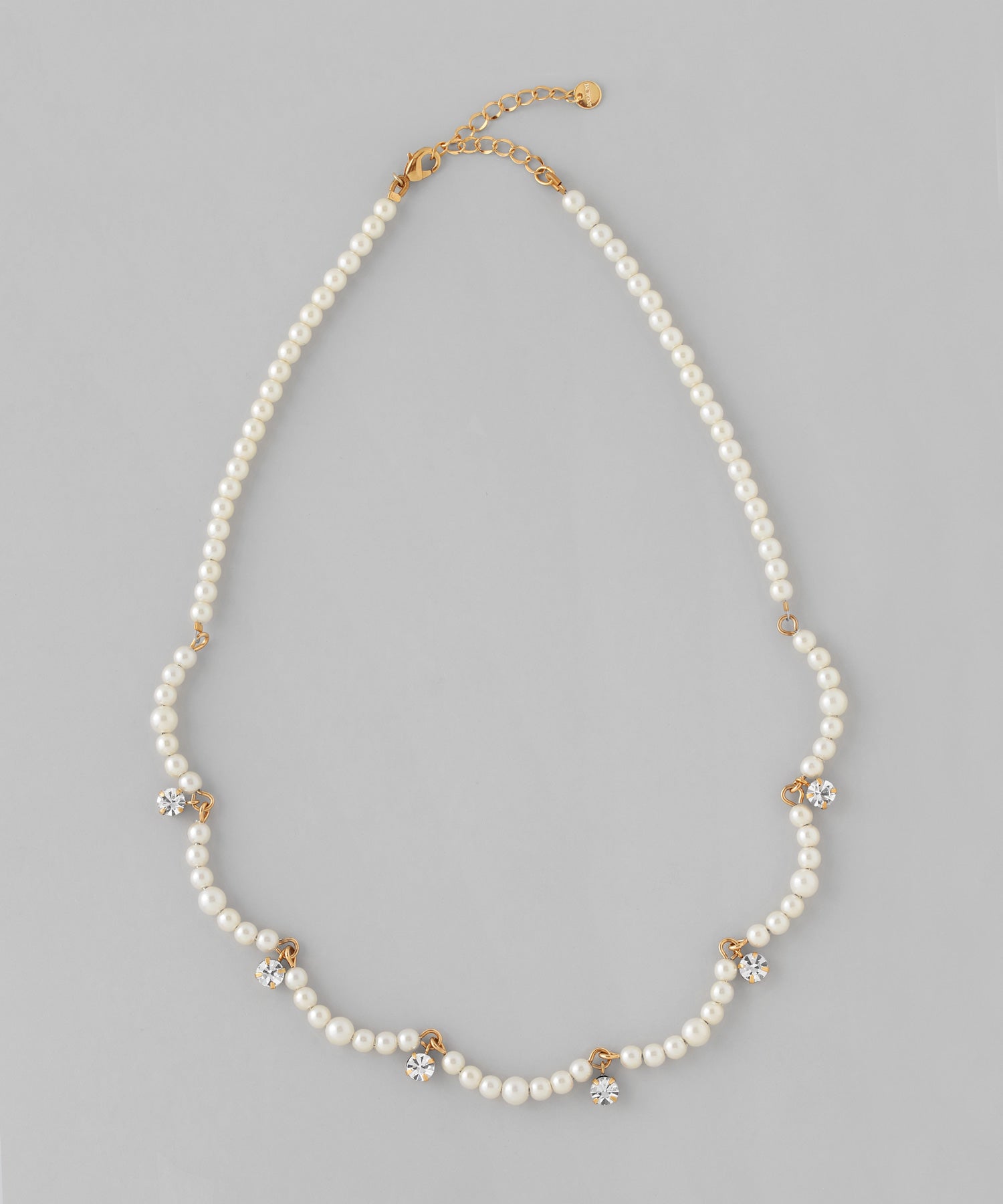 ANEMONE】ビジュー×パールネックレス｜アネモネ・シエナロゼ・ミミサン