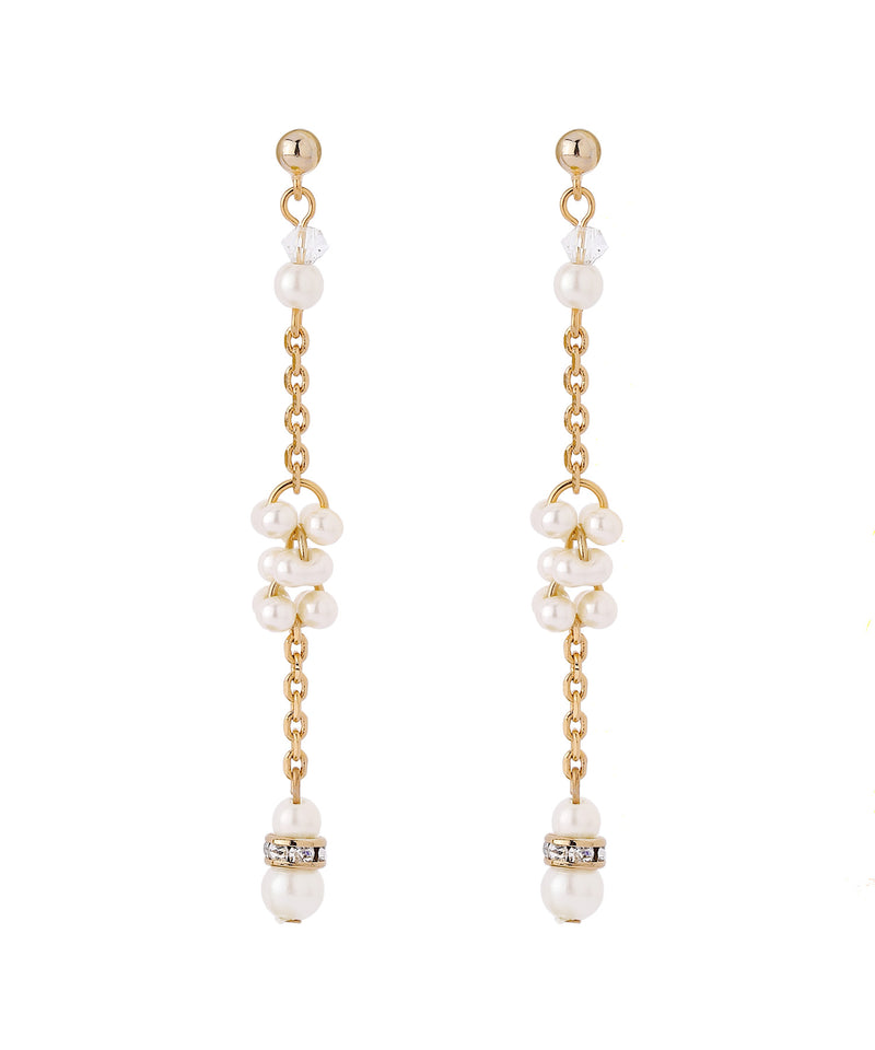 パール×チェーンピアス