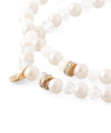 Pearl and Bead Double-Strand Bracelet
