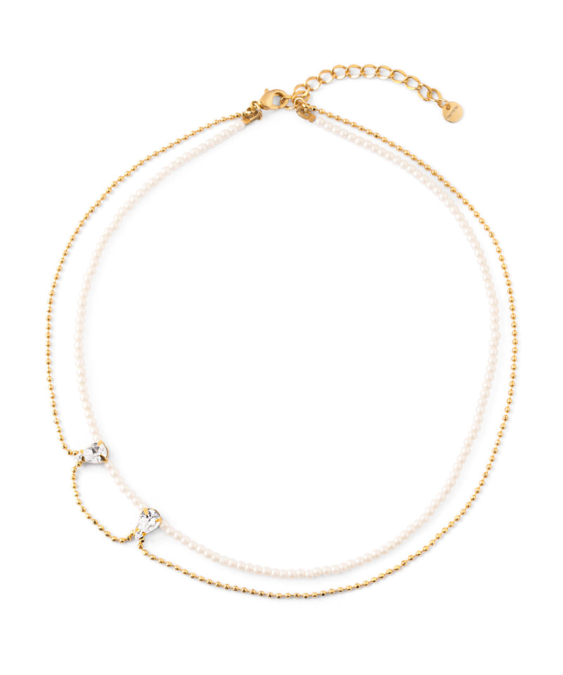 Bijou x pearl double choker