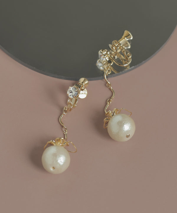Bijoux × Shiny Pearl Earrings