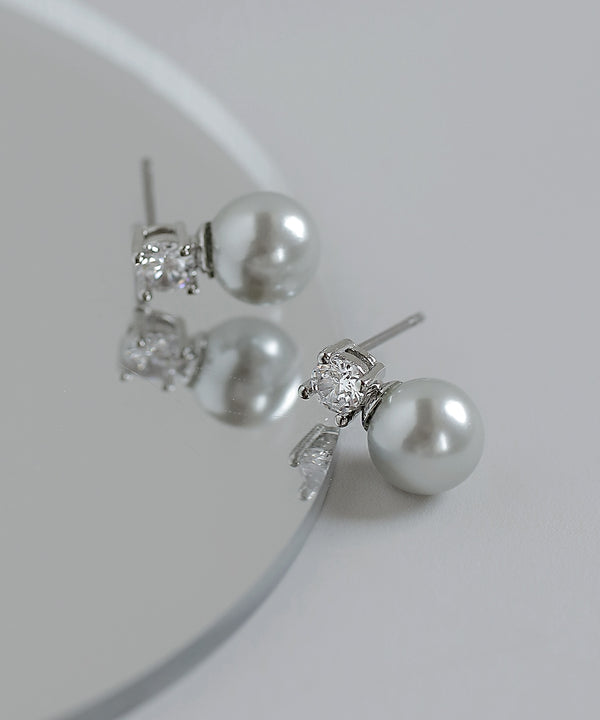 ビジュー×パールピアス