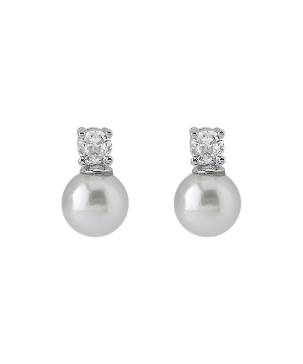ビジュー×パールピアス