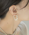 Pearl Hoop Earrings