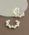 Pearl Hoop Earrings
