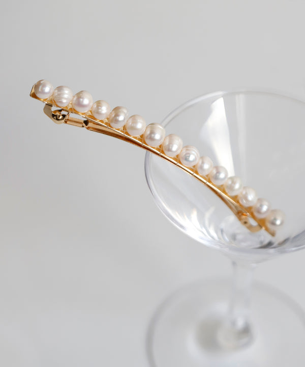 連なりパールスリムバレッタ