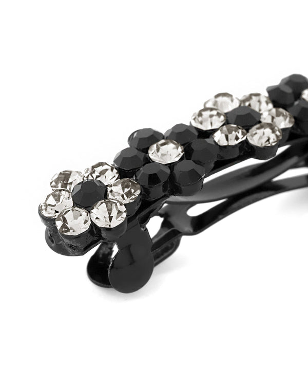 ビジューフラワーミニバレッタ[2本セット]