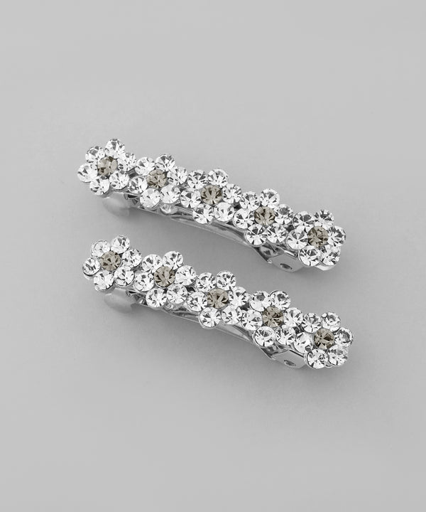 ビジューフラワーミニバレッタ[2本セット]