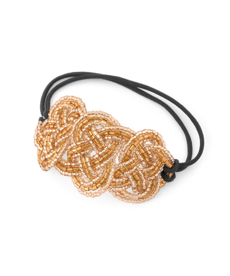 ビーズ水引ヘアゴム