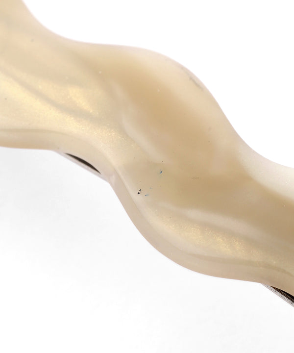 マーブルウェーブバレッタ