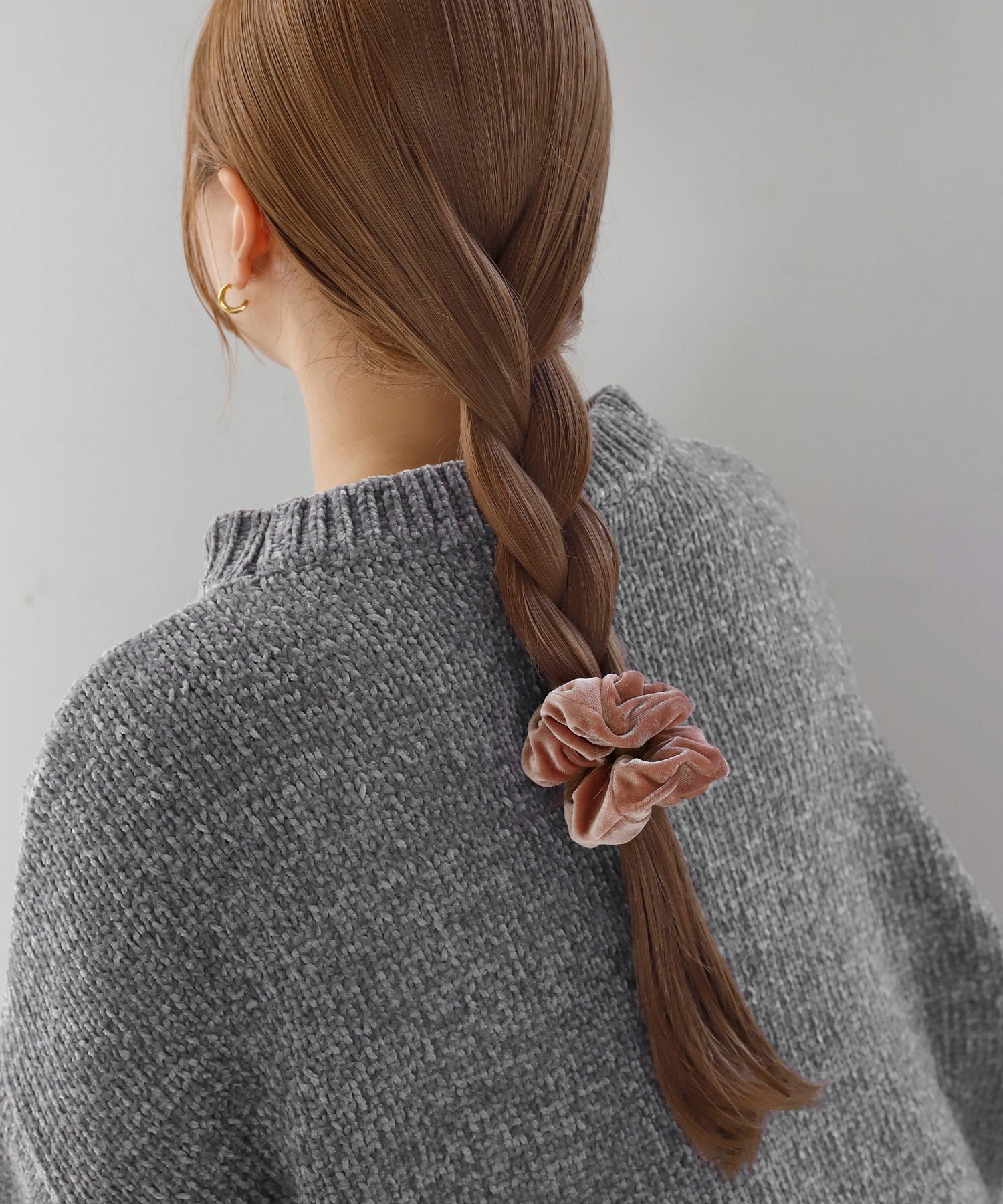 ANEMONE】ベルベットシュシュ｜アネモネ・シエナロゼ・ミミサンジュウ