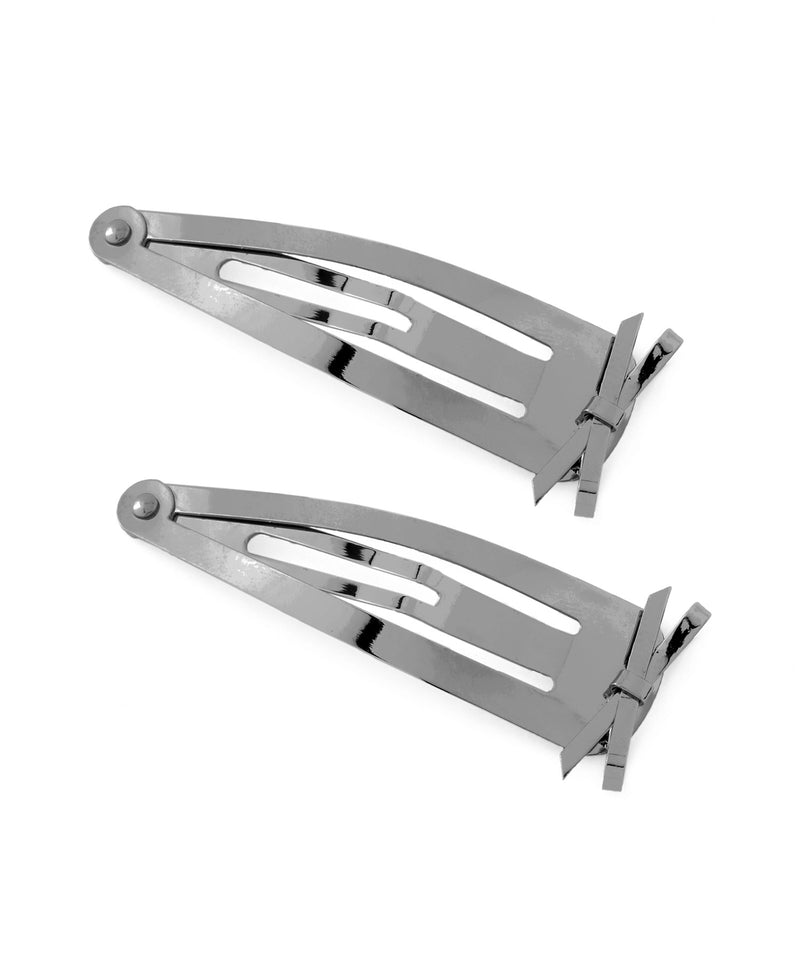 Metal ribbon sleeve pins (set of 2)