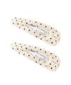 Polka Dot Snap Hair Clips [Set of 2]