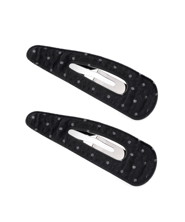 Polka Dot Snap Hair Clips [Set of 2]