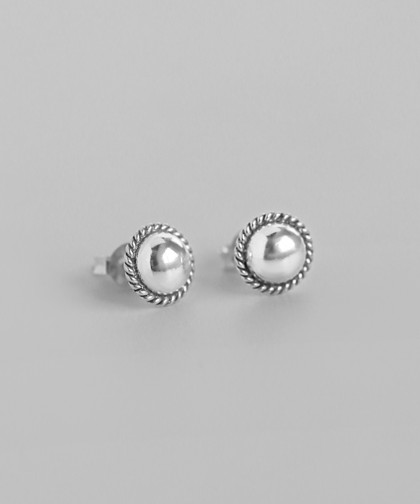 ラウンドピアス[silver925][Ownideal]