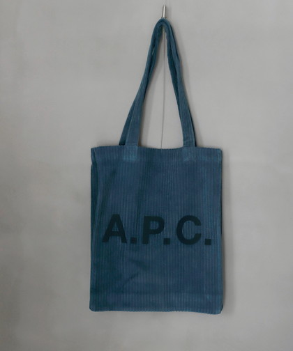 【A.P.C】TOTE LOU VELOURS IRREGULIER[トートバッグ]