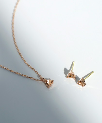 ビジューピアス&ネックレス[Sheerchic]