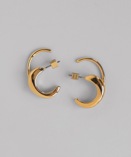 ダブルラインカフピアス[Ownideal]