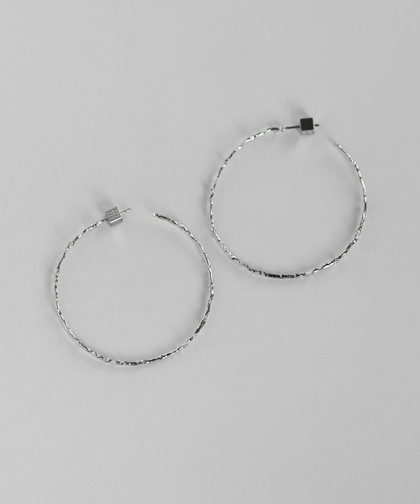 テクスチャーフープピアス[Ownideal]