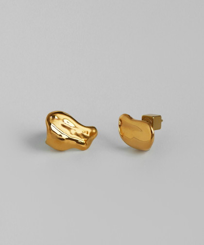 ニュアンスアシメピアス[ステンレス][Basic]