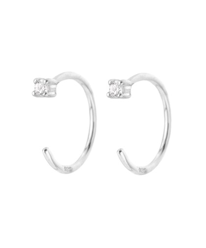 ビジューフックピアス[silver925]