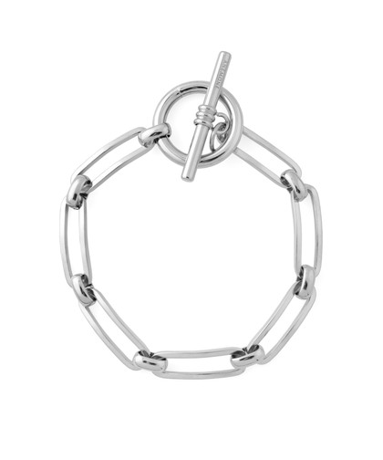 【ステンレス】オーバルチェーンマンテルブレスレット