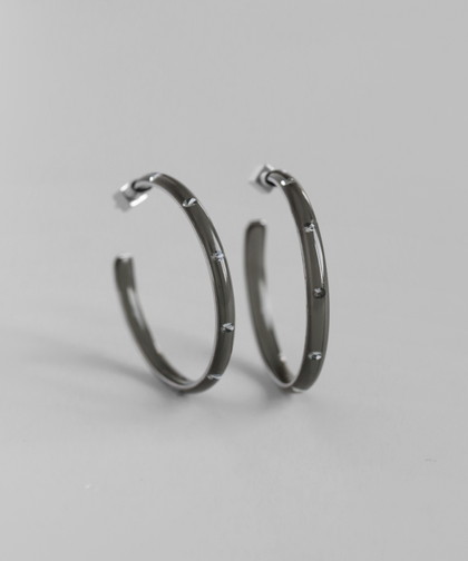 ビジューフープピアス[Sheerchic]
