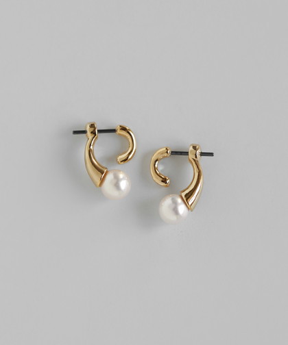 パールバックキャッチピアス[Basic]