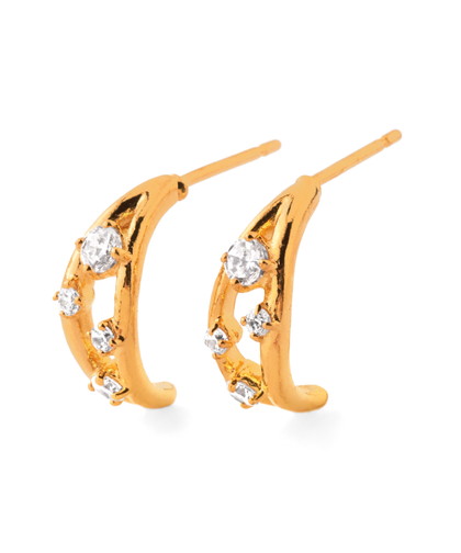 ビジューカールピアス[ジャルビジュー]