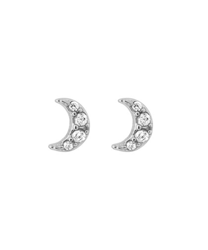 【ステンレス】ビジュームーンピアス