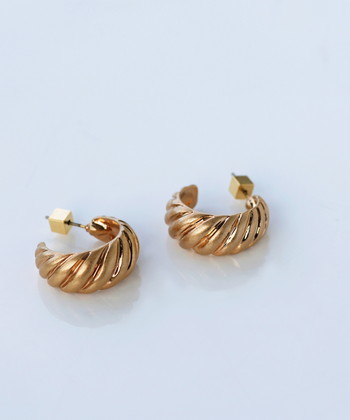 ボリュームフープピアス[Ownideal]