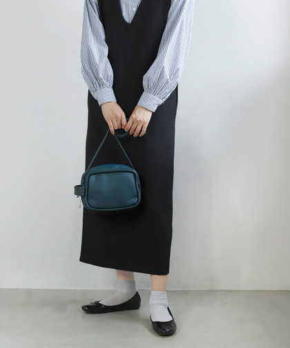 ワンハンドル付ミニショルダーバッグ