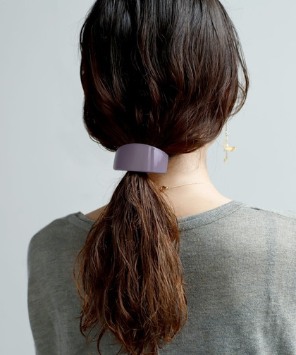 フランス製アーチプレートヘアゴム