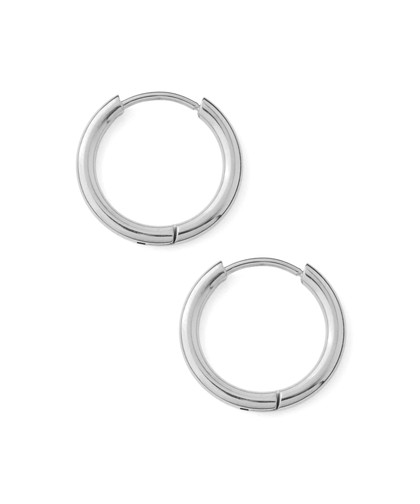 【ステンレス】フープピアス